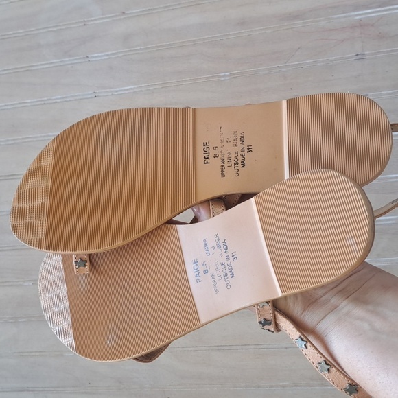 STEVE MADDEN PAIGE SANDALS STAR STRAPPY TOE LOOP SANDALS BLUSH - Picture 4 of 7